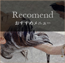 Recommendおすすめメニュー